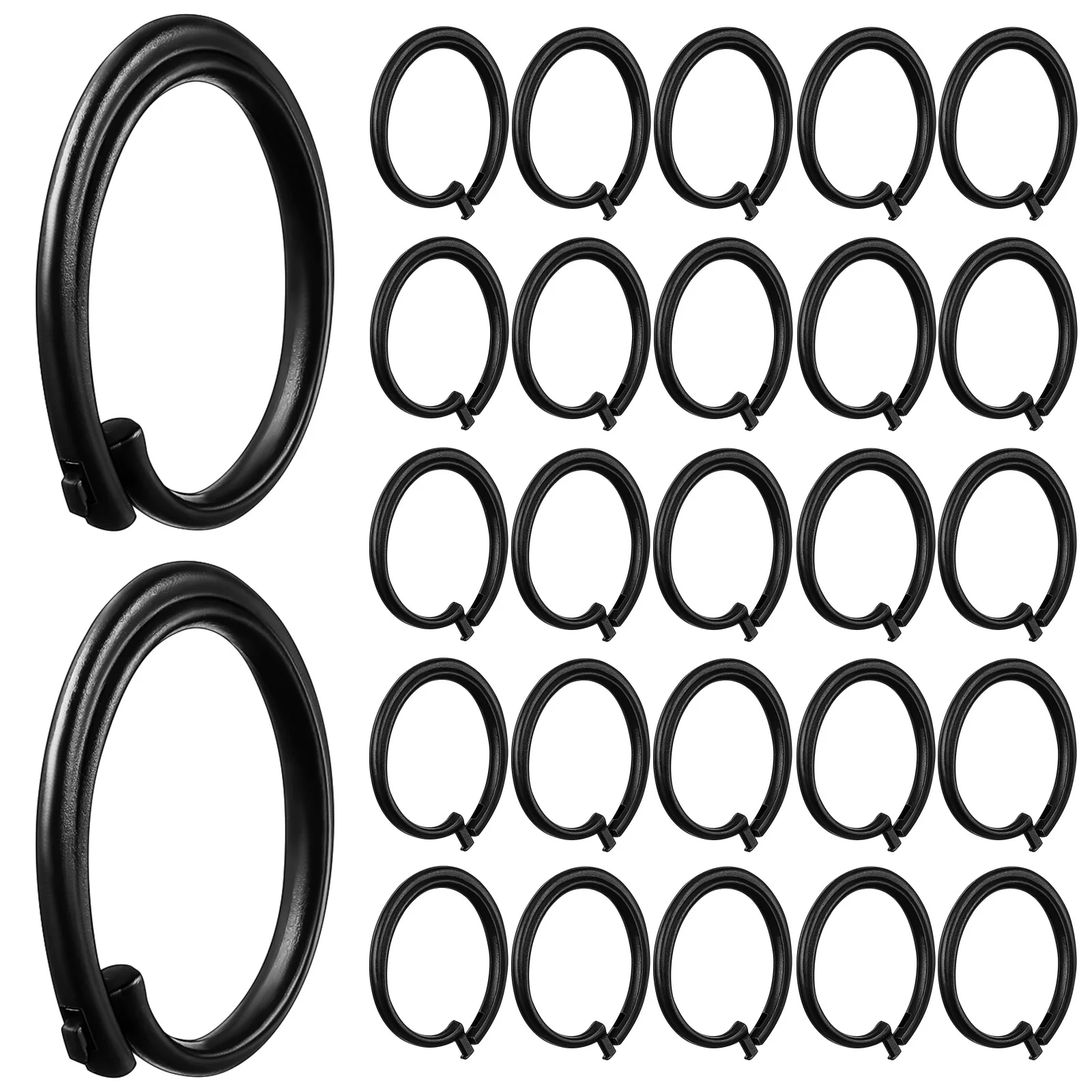 

30Pcs Outdoor Curtain Hooks for Gazebo Canopy Tarp Hanging Clips Heavy Duty Weather Resistant Camping Tent Drapery Support