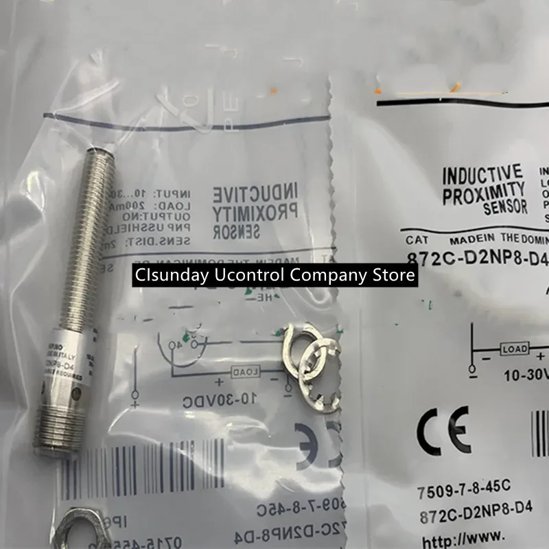 

2pcs New proximity switch 872C-D3NN12-E2 872C-D4NN12-E2 872C-DH4NN12-E2 872C-D4NP12-D4 872C-D2CN8-E2 872C-A10N30-A2