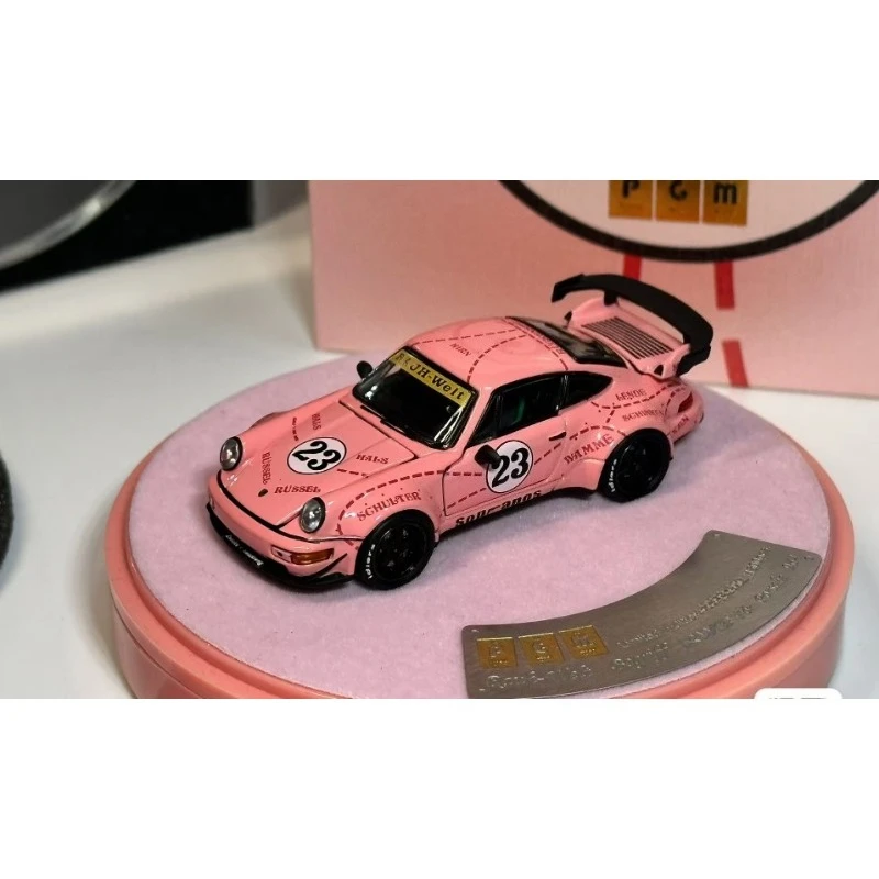 PGM 1:64 Super Sports Car, 964RWB, Cast Alloy Model, Adult High-End Static Decoration Item, Men's Gift.