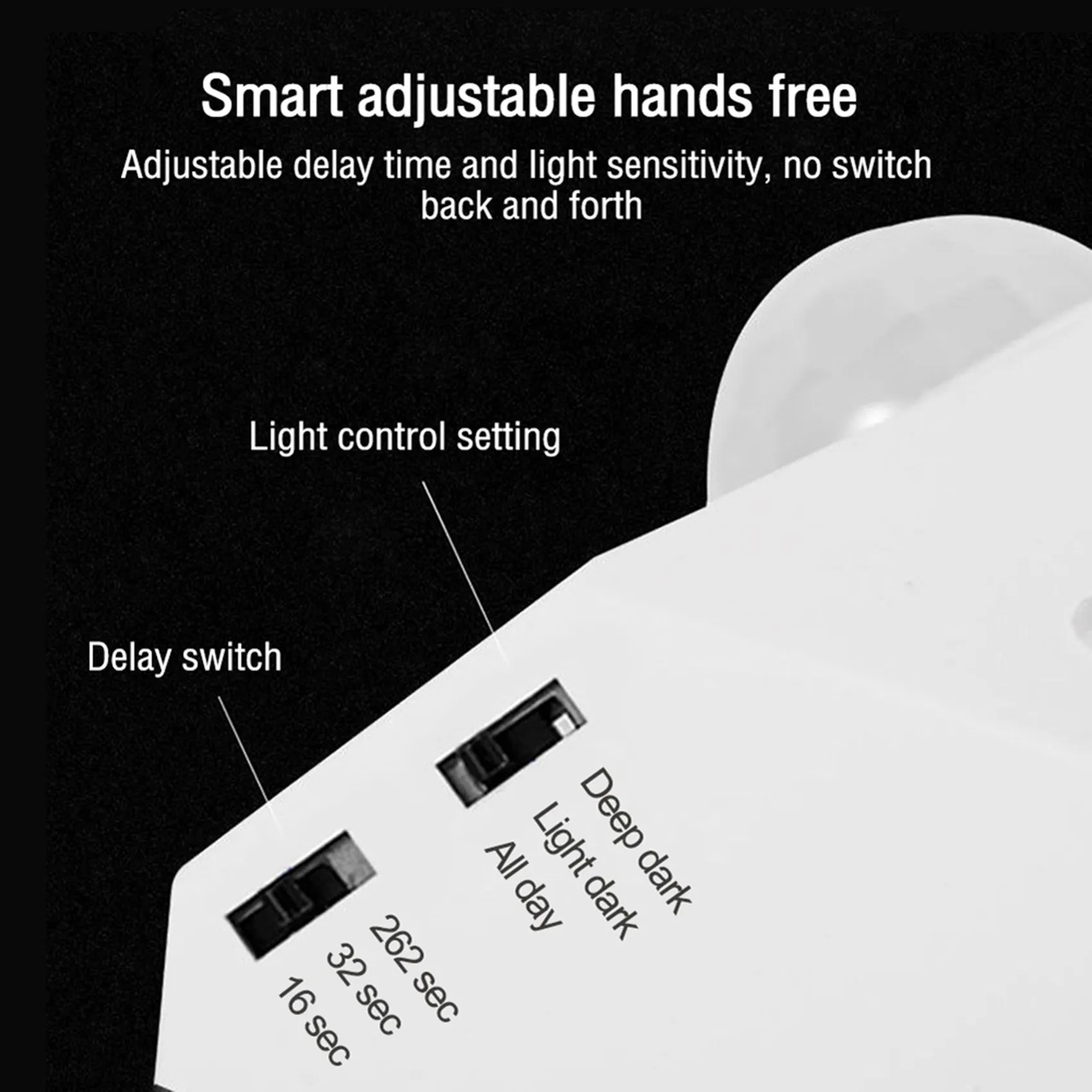 AT05-2X E27 LED Bulb Light Holder PIR Human Body Infrared Sensor Lamp Holder 220V With Regulate Switch