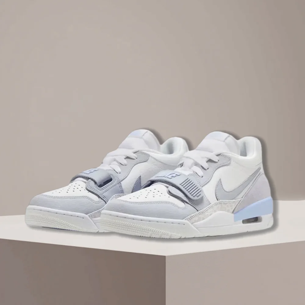 

Мужские баскетбольные кроссовки Jordan Legacy 312 Low, модные, универсальные, с мягкой амортизацией, низкие, в ретро-стиле, белые/серые HQ1190-101