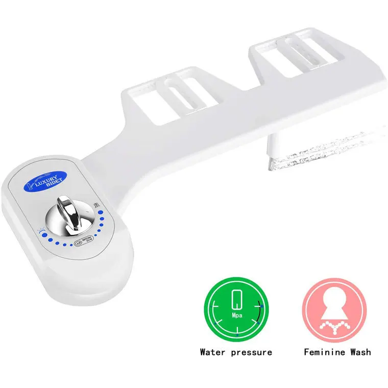 Woman Washer, Body Cleanser, No Electric Toilet Cover Flusher, Single Cold Single Spray Hip Wash Self-cleaning