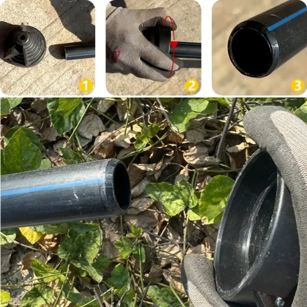 Quick Pipe Cutter PVC Deburring Tool Finishing Chamfering Device 20-63mm PVC Chamfer Tool PVC Reamer Scraper Efficient