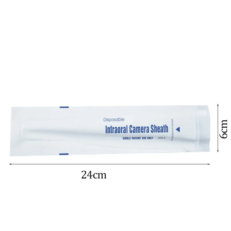 

100Pcs Dental Intraoral Camera Sheath Independent Packaging Film Disposable Dentist Isolation Infection Films Protective Cover