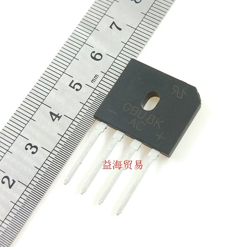 50PCS/LOT GBU8K Bridge rectifier 8A 800V bridge stack LCD TV commonly used can replace GBU8D