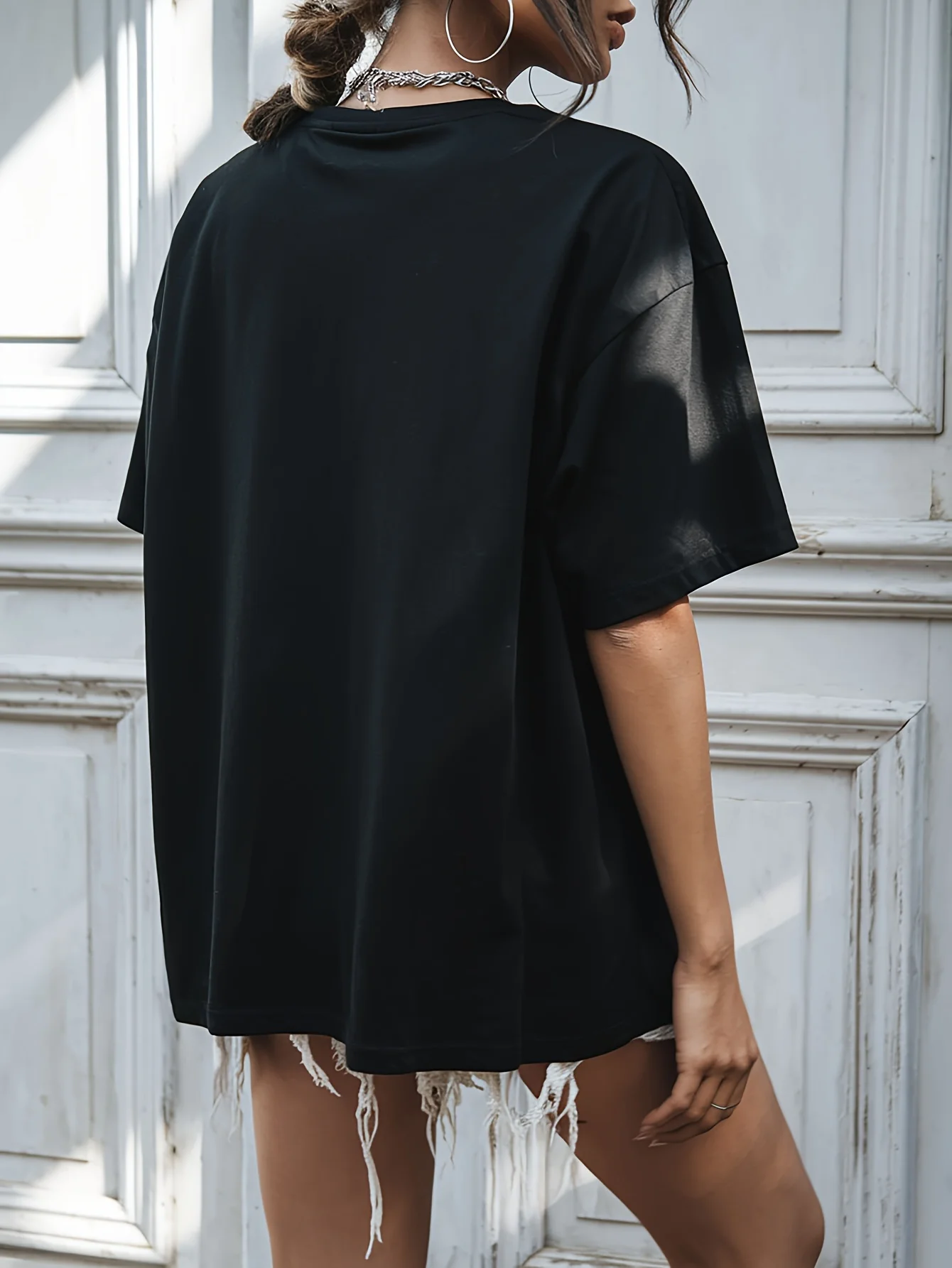 เสื้อยืดแขนสั้นคอกลมแห้งเร็วพิมพ์ลายดอกไม้สีสันสดใส - ดีไซน์พิมพ์ลาย 100% สำหรับชุดลำลองสตรี