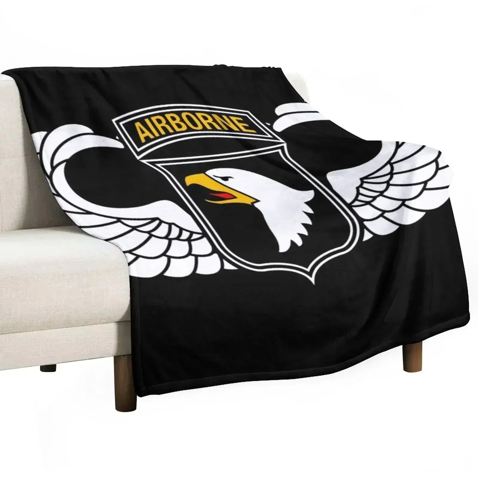 

101st Airborne Division Screaming Eagles Throw Blanket Blankets For Baby Summer Beddings Hairy Blankets