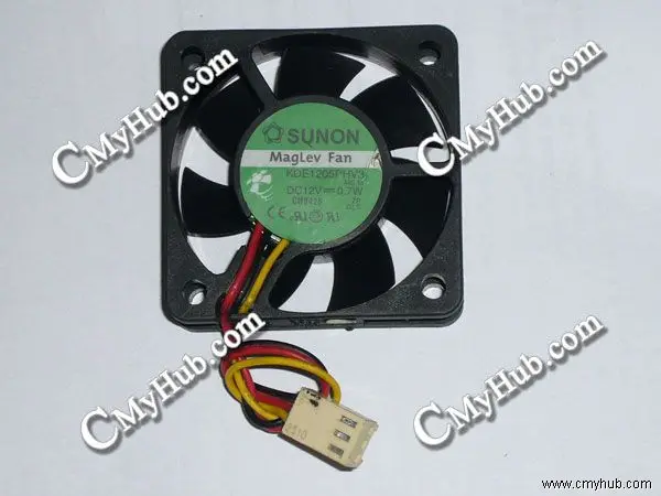 For SUNON KD1205PHS3 MS.M DC12V 0.7W 5015 5CM 50mm 50x50x15mm 3Pin 3Wire Cooling Fan KD1205PHS3 MS.M