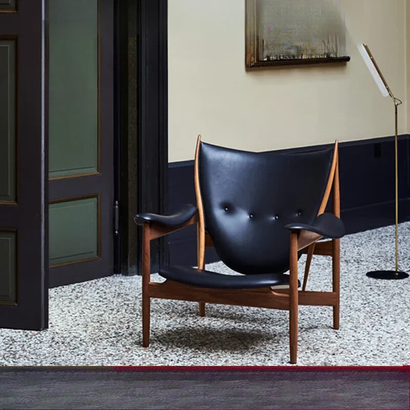 Chief chair, single leather sofa chair