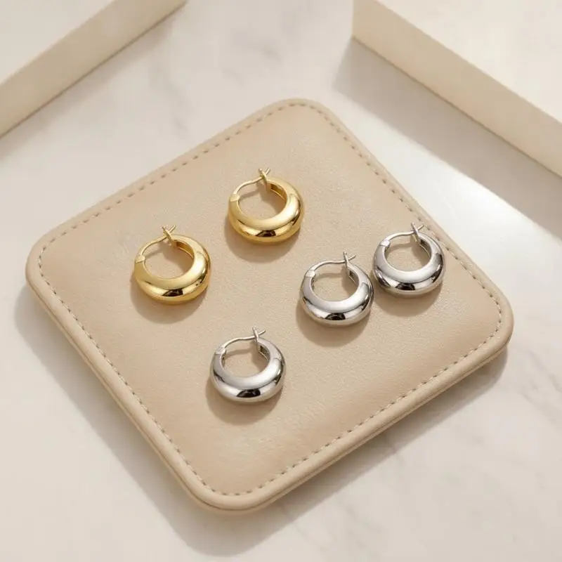 Korean Fashion Classic Earrings Indie Chic Vibe Lightweight Non-Fading Jewelry for Daily Wear Party Gift for Girls Women〔88〕