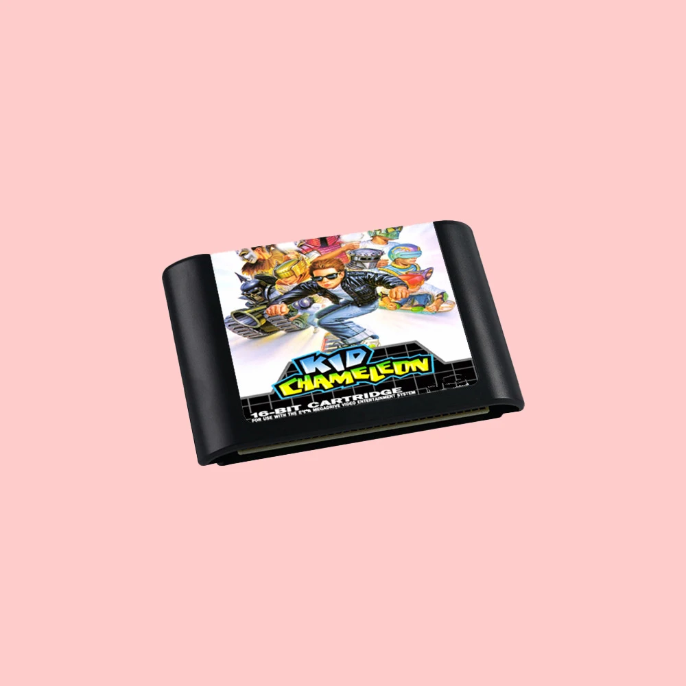 Kid Chameleon EUR Version Game Card Box Handbuch für 16-Bit-Sega MD MegaDrive Genesis-Konsolen