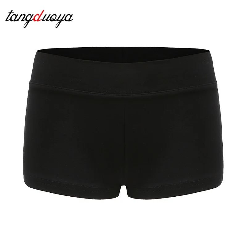 Pantaloncini da danza classica da donna Pantaloni corti a vita alta in cotone Pantaloni da yoga Pantaloni sportivi da corsa Leggings fitness Pantaloni boxer Adulti