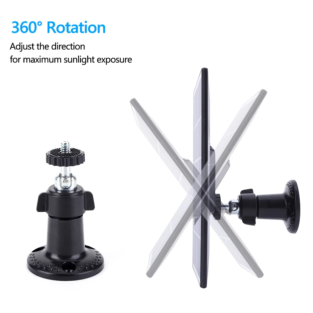5V 10W Solar Panel Charger IP65 Waterproof Solar Charging Panel 360°Adjustable Wall Mount for Arlo Ultra for Arlo Pro 5S/4/3 view 6