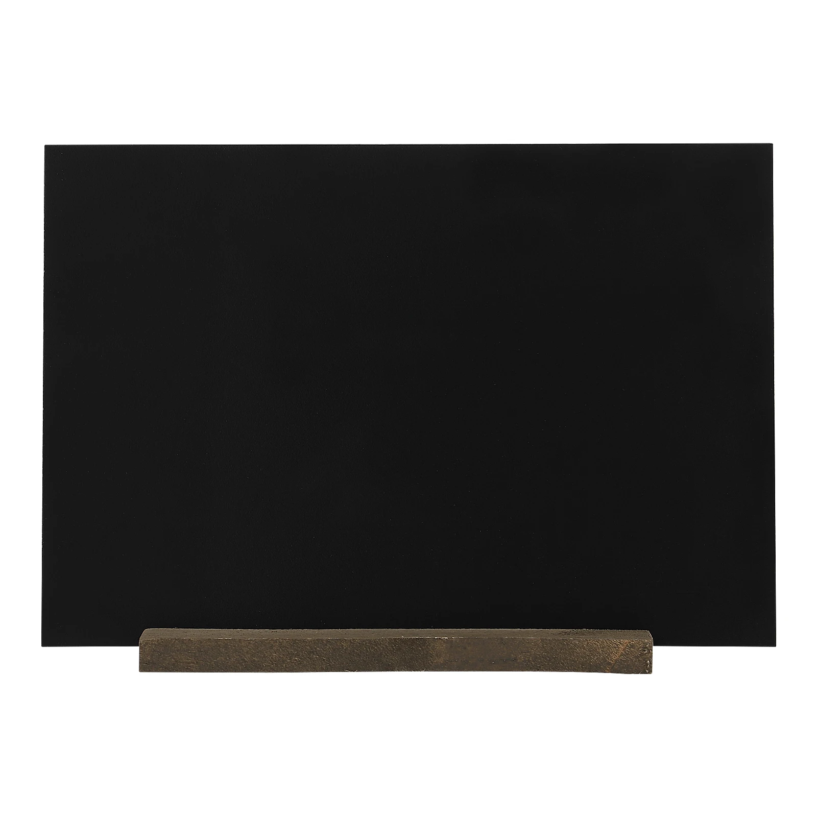 

Erasable Mini Chalkboard Sign Double Sided Tabletop Blackboard Stand Wood Base Message Board Wedding Office Decor