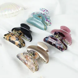 Acrylic Acetate Floral Large Crab Hair Claw Clip Women Girls Simple Plastic Ponytail Holder Clamp Cute Barrette Hair Accessories