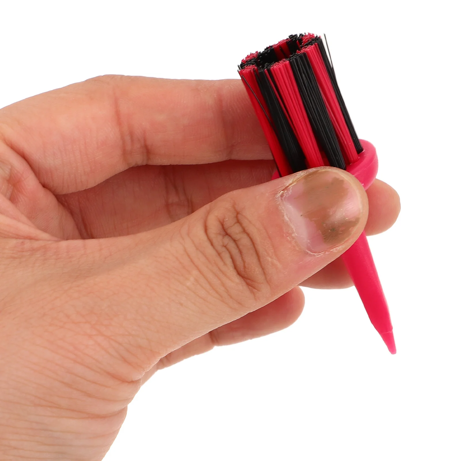 Tees de escova de golfe multifuncionais, 8 peças, com função de suporte de pico, bolas de golfe de plástico resistentes, suporte para campo de condução e curso