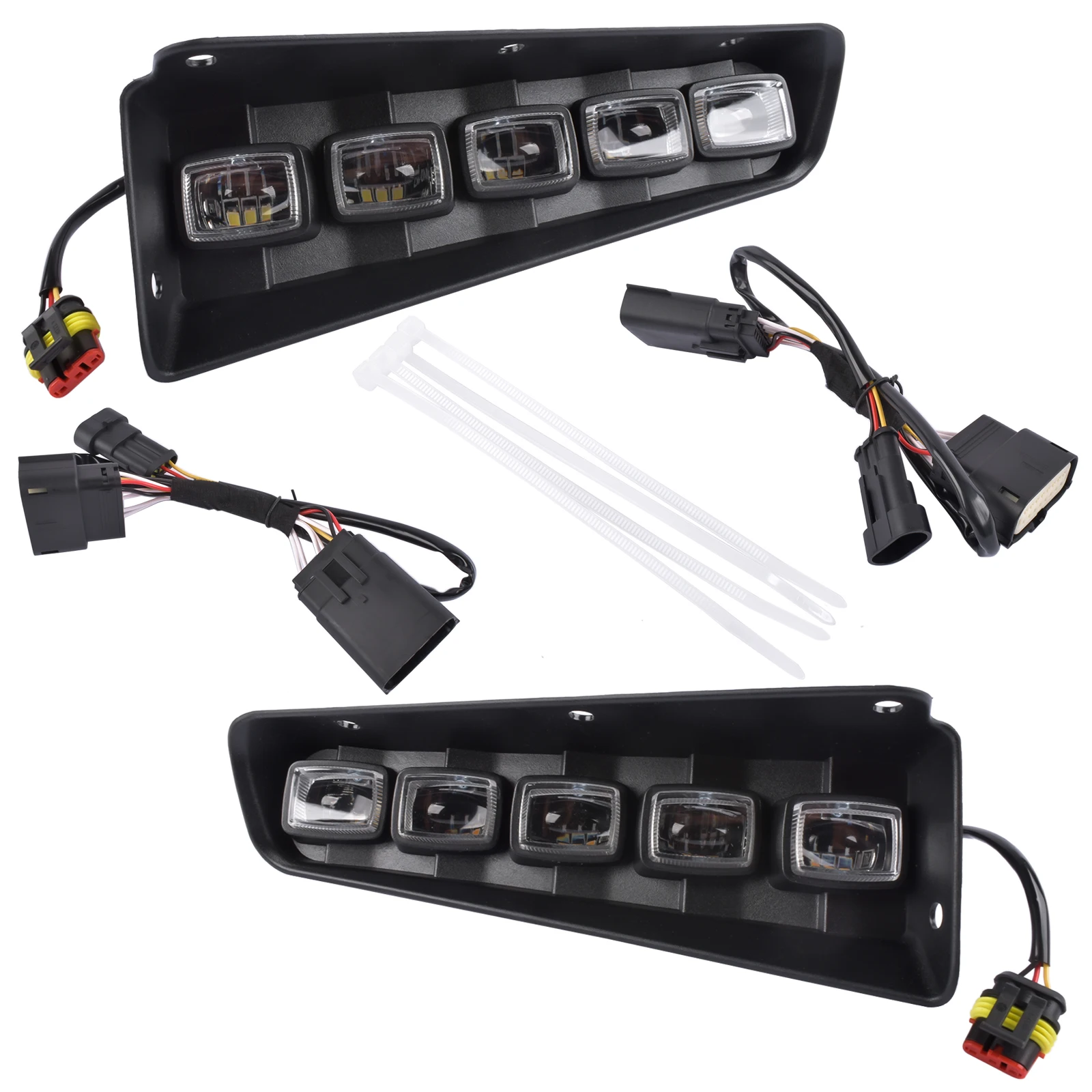 AP03 Clear Lens LED Lights 3.5W For Ford Bronco 2021-24 13.5V Modular Bumper Offroad
