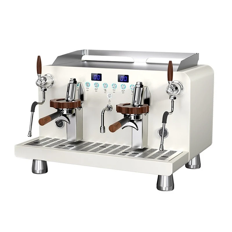 Commercial coffee machine single and double head oil is delicate and self-determined, pre-soaked milk tea shop large