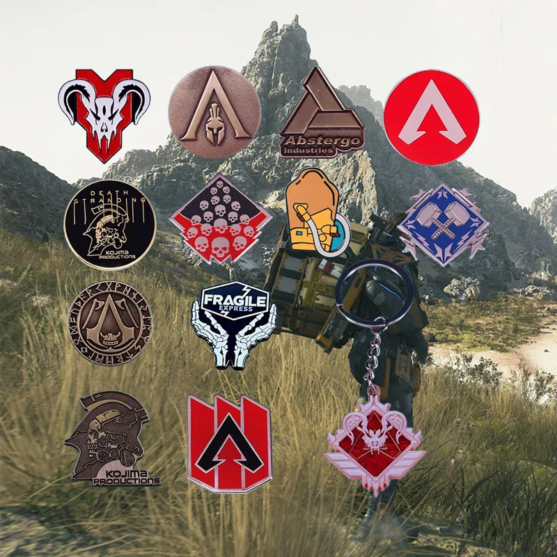 Apex Legends Collection Badge Tactical Competitive Shooting Game Peripheral Enamel Pin Gamer Fans Gift Collect Souvenirs