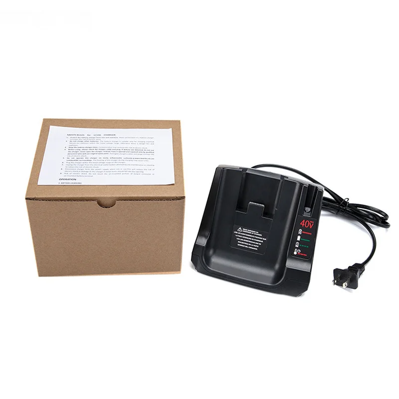 Cargador rápido de 40V máx, adecuado para Black & Decker LCS36, LCS40, 36V, batería de iones de litio, LBXR36, LBXR2036, LBX2540