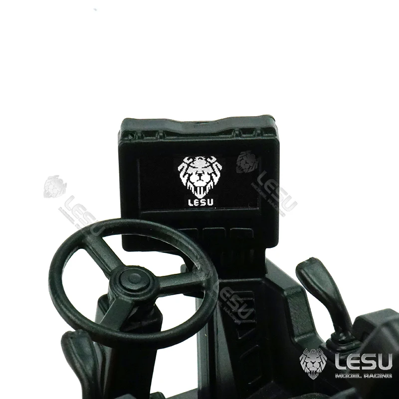 1/14 Baumaschinen-Modell, Modifikation des Fahrersitzes, Multifunktions-LCD-Bildschirm, Bagger-Upgrade-Zubehör LESU