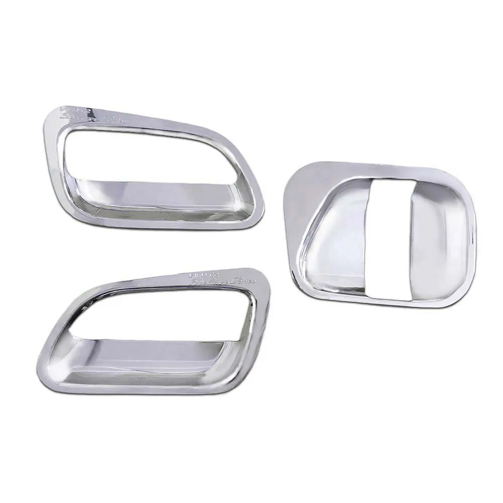 Chrome Silver Door Bowl Cover Trim For Foton View CS2 C2 G7 2015 2016 2017 2018 2019 2020 2021 2022 Decoration Cars Accessories