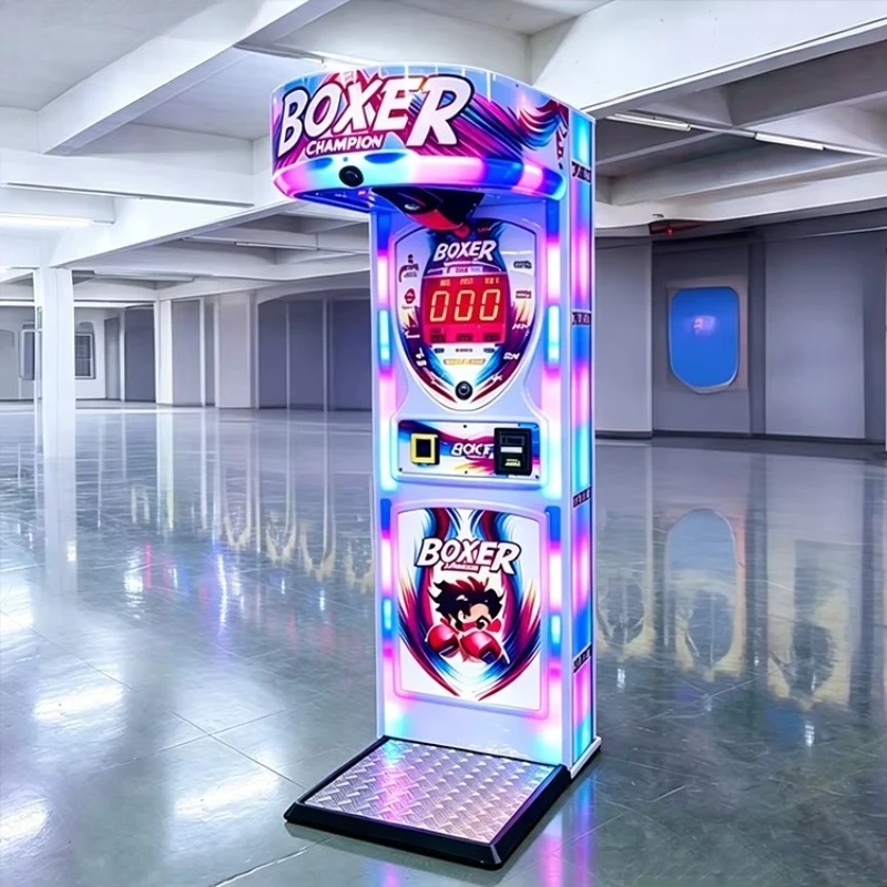Big Fist Boxing Game Console Coin Operated Arcade Boxing Punch Game Machine For Amusement Center