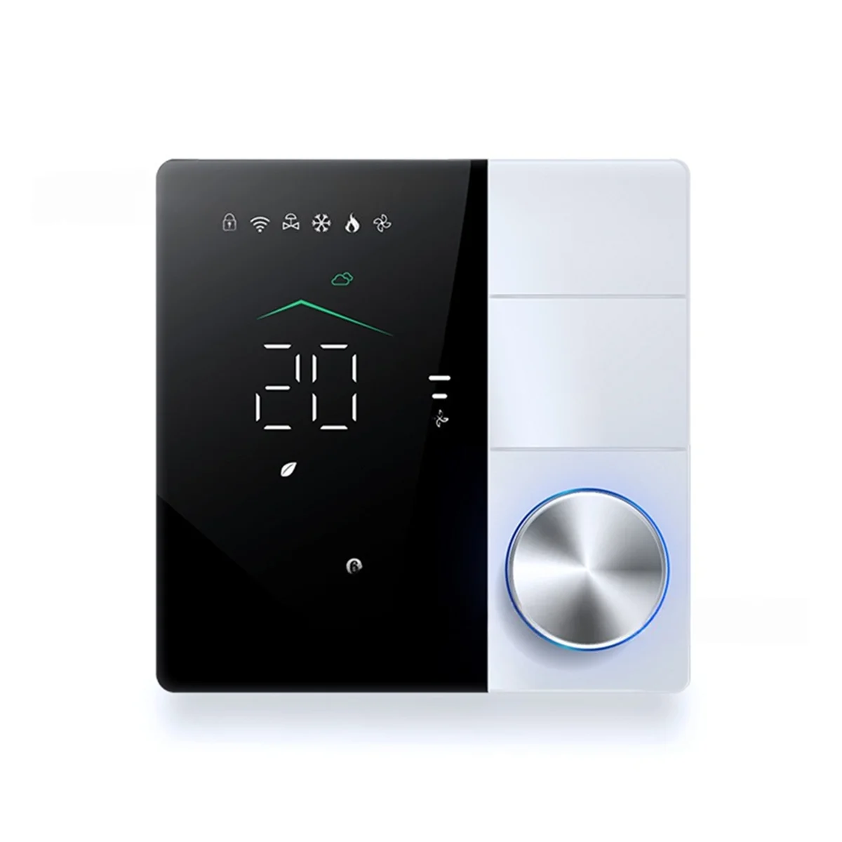 B76A Tuya Smart Thermostats for AirConditioner with WIFI RemoteControl Smart Knob Thermostat LED Temperature Control Switch B