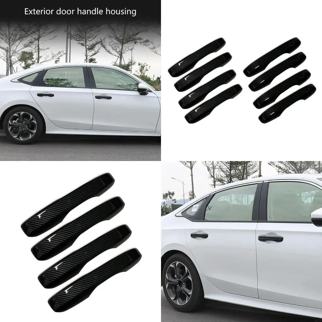 

Outside Exterior Door Handles Cover Frame Car Decor Anti-dirty Waterproof Car Decor Compatible For CRV 11th 2022-2023 4x X37F