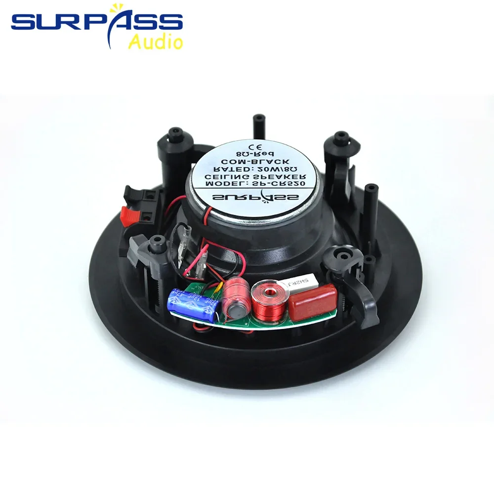 Sistema de home theater 5 Polegada 20w alto-falante coaxial teto material abs boa qualidade som alto-falante música para sala estar quarto