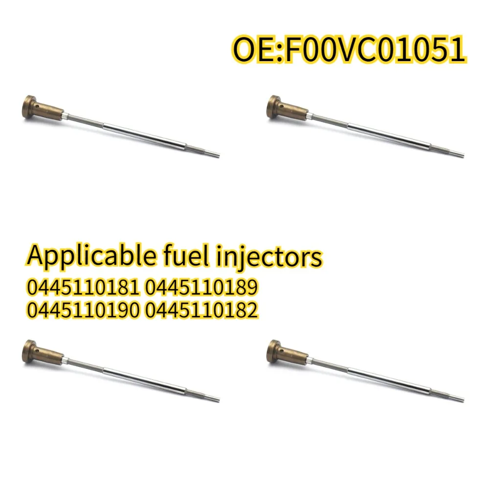 Original High Quality New For 4Pcs F00VC01051 Fuel Injector Control Valve Set For Common Rail 0445110181 0445110182 0445110189