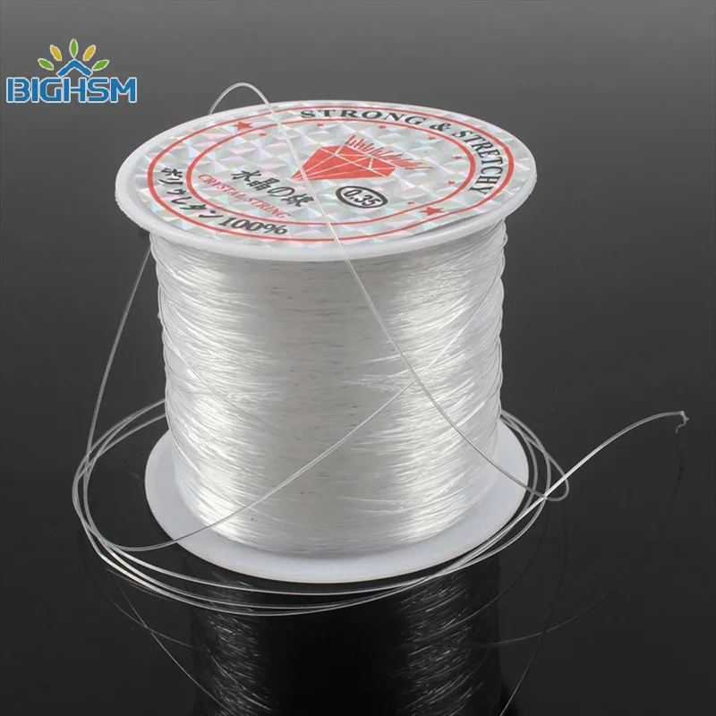 Hilo Invisible de nailon transparente de 40m, alambre de pesca para colgar globos, joyería de alambre, guirnalda de Navidad, decoración para fiesta de cumpleaños
