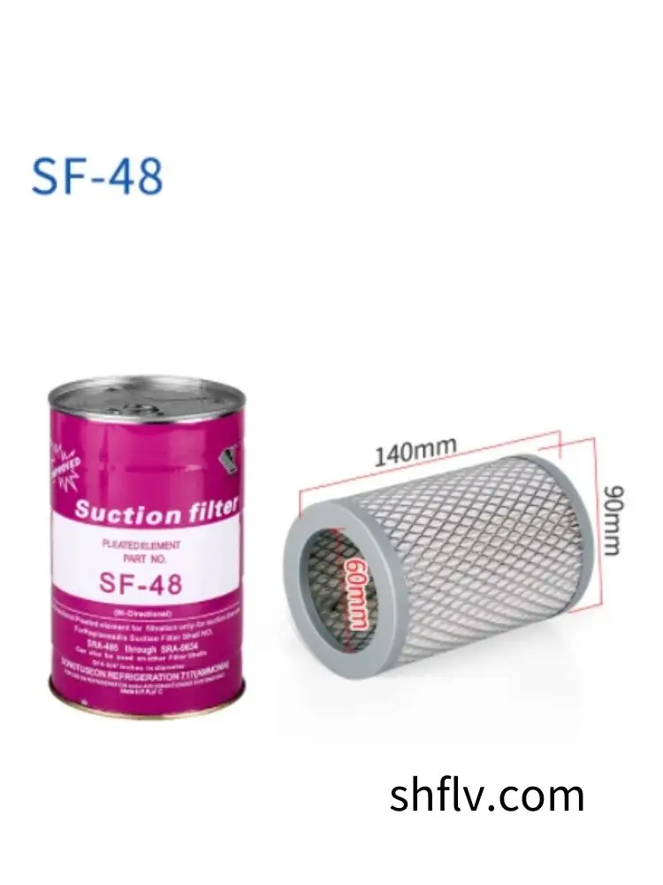 Refrigerator central air-conditioning refrigeration unit compressor D48 dryer filter D-48 filter heart SF-48 filter bucket