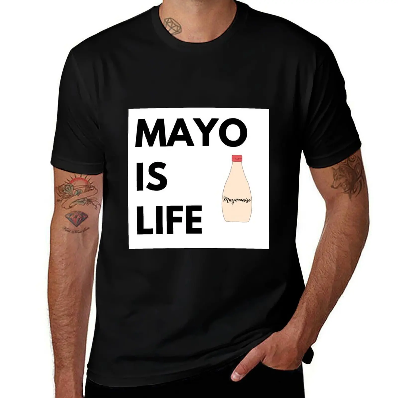 

Mayo is life T-Shirt designer shirts anime stuff plus sizes vintage t shirt men
