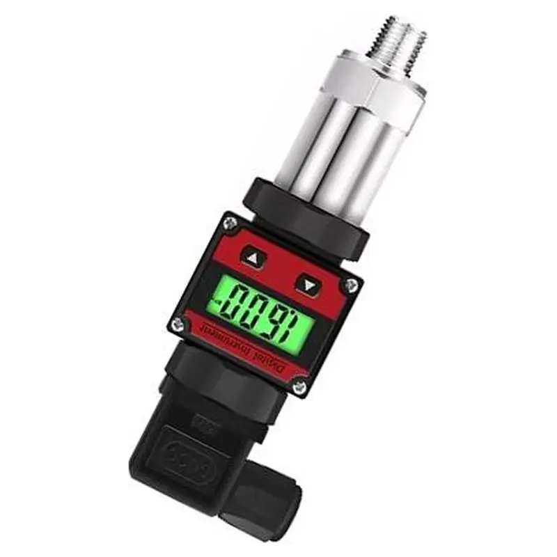 AB42-G1/4 4-20Ma LCD Pressure Transmitter Sensor 0-25Bar Industrial Pressure Gauge Water, Oil And Gas Compatible
