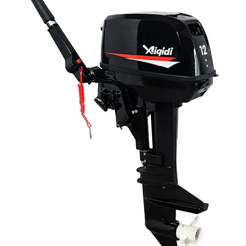 Good Quality Rich Stock 12HP T12 Ignited Manual Long Shaft 2 Stroke Boat Engine Outboard Motor