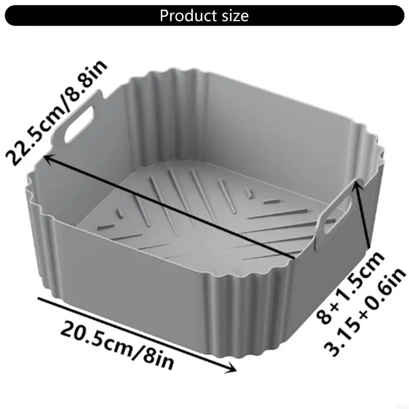   Square Air Frying Machine Silicone Liner Nonstick Air Frying Machine for NA230