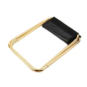 Outdoor Camp Folding Chair Gold aluminum aluminum with Stool Seat Stool Fishing Camping 6 Main Sales Banco Camping - №5