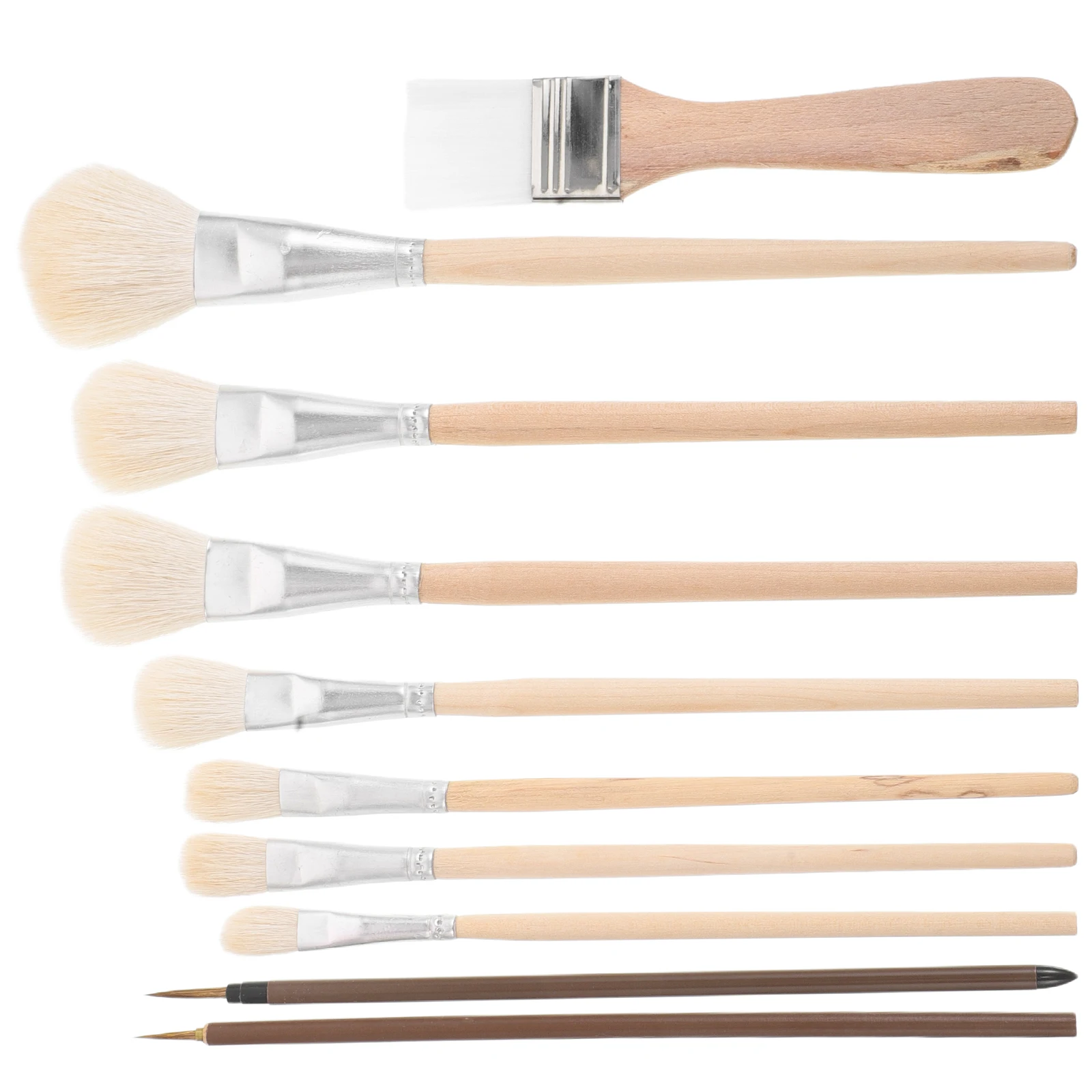 

Oil Painting Set Long Lasting Soft Bristles Watercolor Brush Set Watercolor Ceramic Art Detail Brush Kit Fine Tip