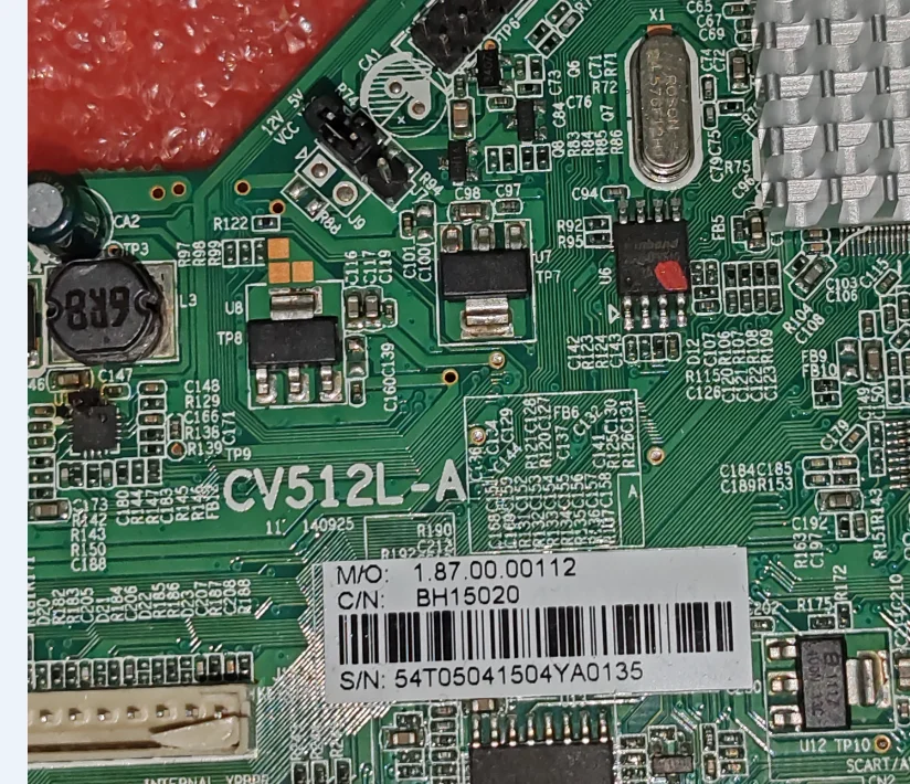 Scheda madre TV divisa CV512L-A LED testata, verificata, interfaccia spedita