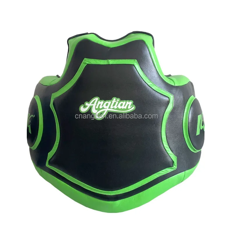 ANGTIAN factory custom leather body pads protector boxing chest guard