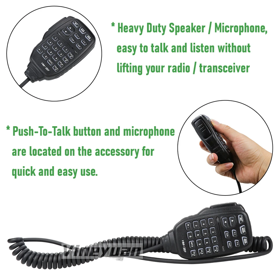 ICOM HM-207 Replacement Microphone for ID-5100A E