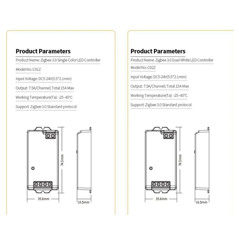Pengontrol HFES Zigbee3.0 C01Z C02Z Kontrol Aplikasi Kehidupan Cerdas TUYA