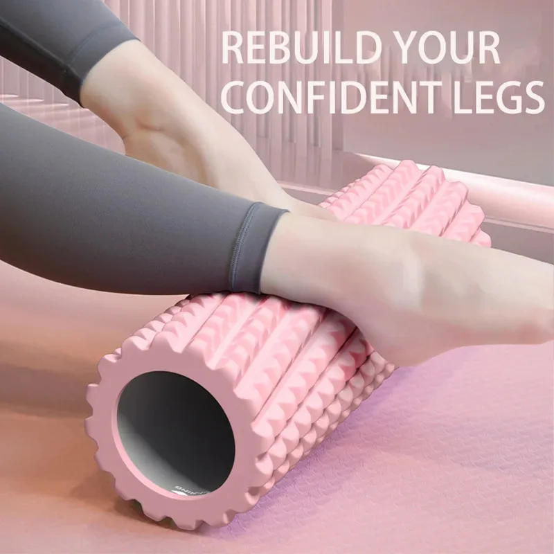 

Yoga Practice Crescent Foam Axis Yoga Column Roller Massage Artifact Household Dual Location Leg Muscle Relaxation Equipment