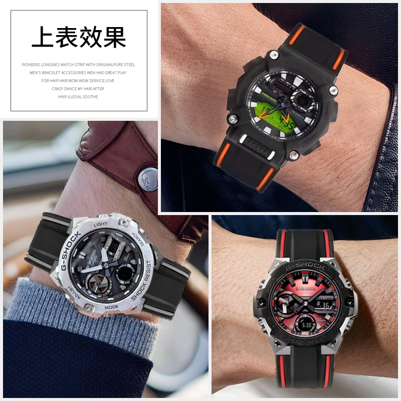 Выпуклый силиконовый резиновый ремешок BRETA для часов 26*17 мм для IW 589/618/680/619G серии cruiser, водонепроницаемый спортивный мужской ремешок