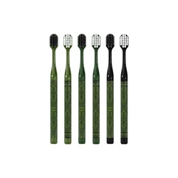 6 PC New Forest Series Soft Adult Toothbrush Gift Box With Wide Head Family Set Light Luxury High-end Toothbrush Teeth Cleaning