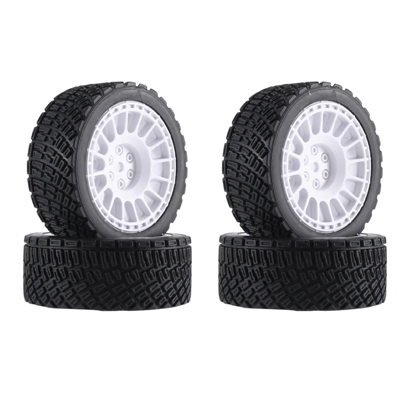 66Mm 1/10 RC Car Tires On Road Touring Drift Car Tyre Wheels For Tamiya TT01 TT02 TT02B XV01 TA06 PTG-2 HPI HSP