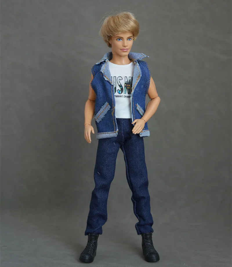 30CM Anime Doll Male KEN Doll Clothes Fashion Causal Suit Clothes 1/6 BJD  Accessories DIY Toys Gifts Reborn Kawaii Housedoll