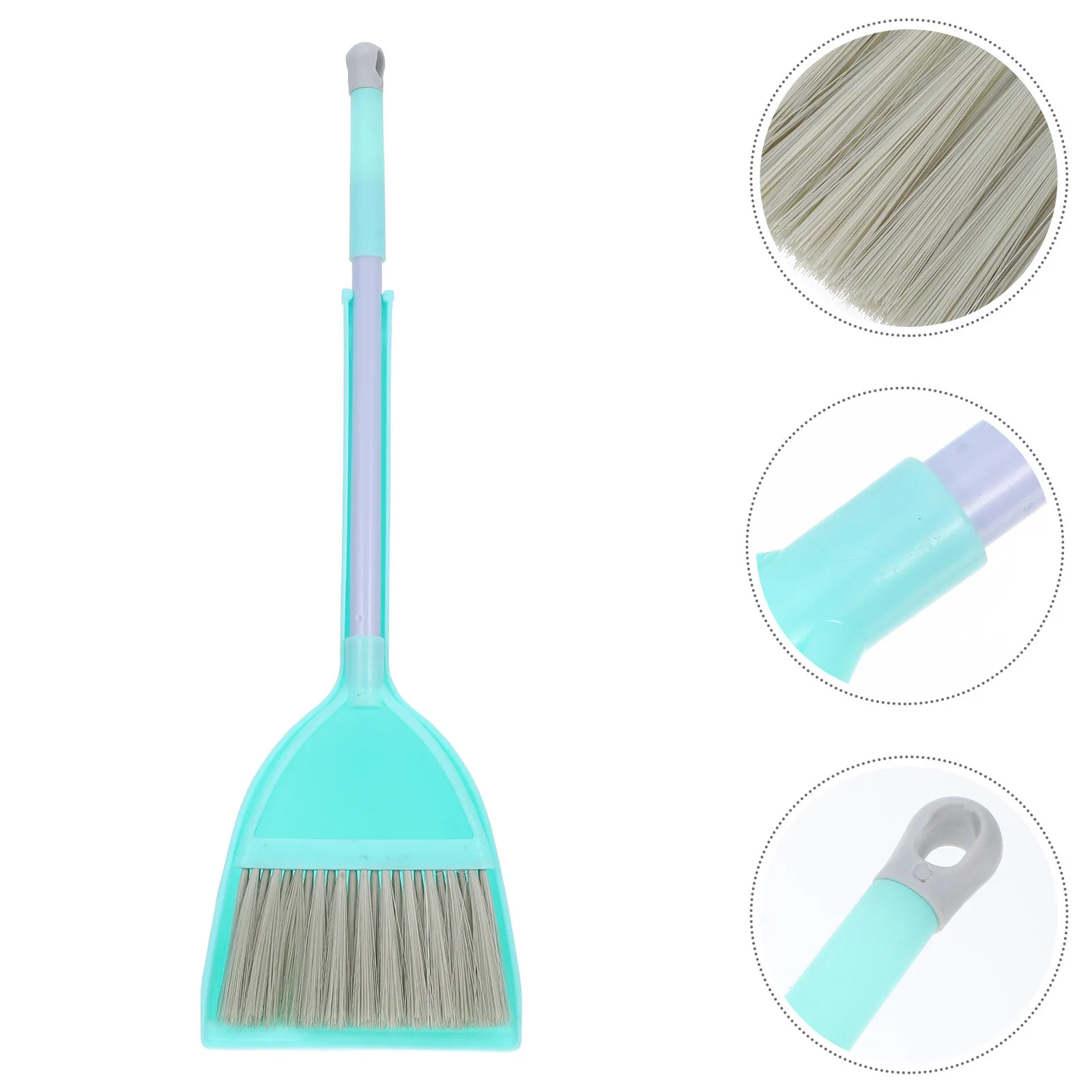 

1Set Mini Broom and Dustpan Set Kids Cleaning Set Small Broom and Scoop for Kindergarten Role Play