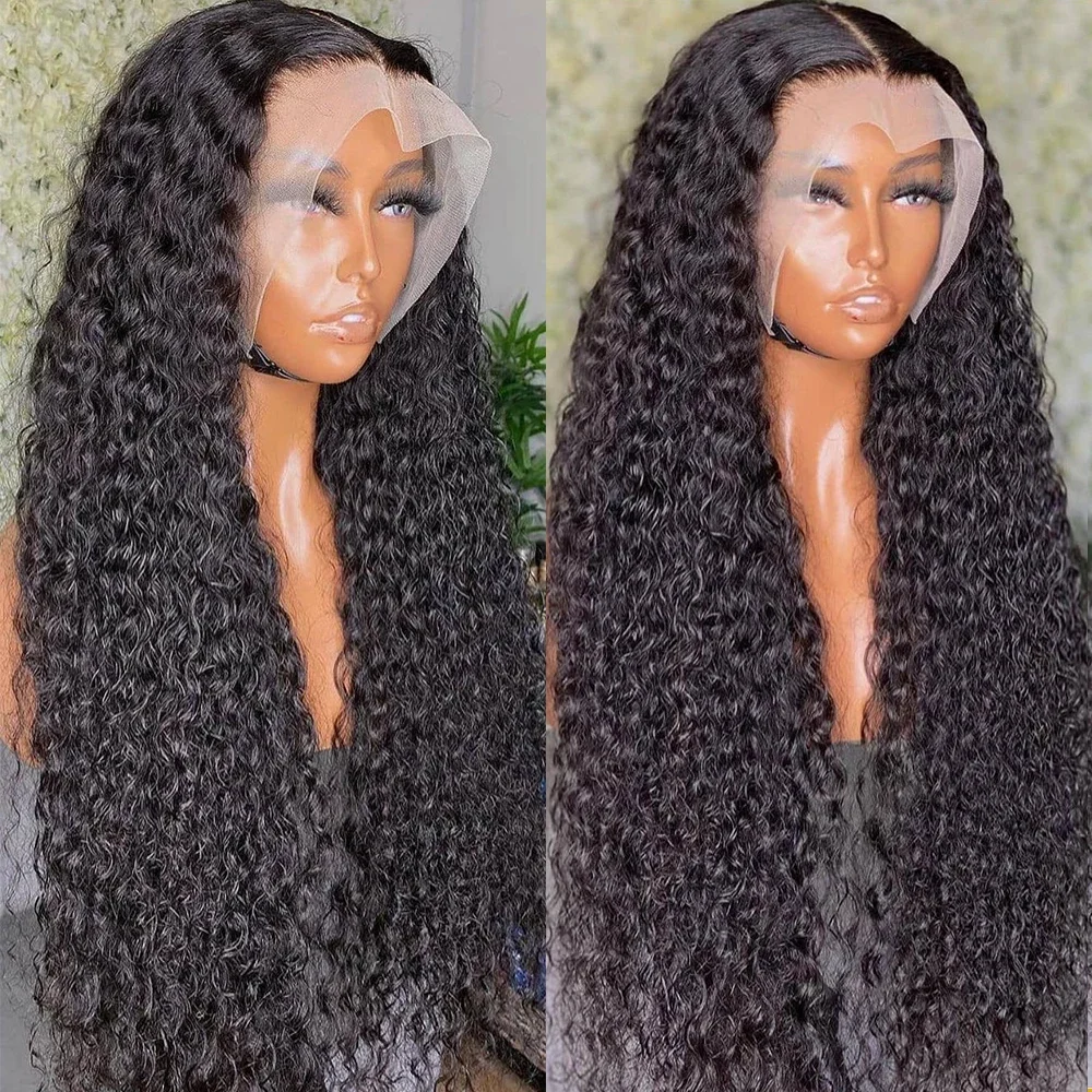 

Luvkiss 13X6 HD Lace Front Human Hair Wig Brazilian 30 40 Inch Curly Lace Frontal Wigs Human Hair For Women